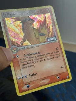 Quilava 45/115 Reverse Holo Stamped EX Unseen Forces Pokemon Card HP - Image 4