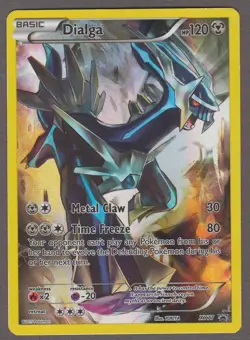 Dialga XY77 Black Star Promo - Full Art - Pokemon Card XY 2015 LP - Image 1