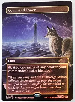 Command Tower AVATAR Borderless Rainbow ?FOIL? MTG NM Secret Lair (7063) - Image 2
