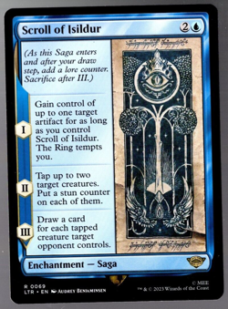 Scroll of Isildur 0069 Non Foil Rare Lord of the Rings MTG Near Mint - Image 1
