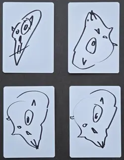 SKETCHED MTG Artist Proof Brom _ Tenth 10X _ LORD UNDEAD, PLATINUM ANGEL MOGG +2 - Image 2