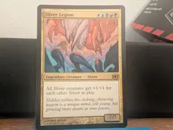 MTG Sliver Legion - Future Sight - LP - Magic The Gathering Mythic Rare - Image 1