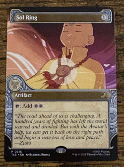 Sol Ring (Showcase) Avatar: The Last Airbender: Eternal-Legal Regular - Image 1