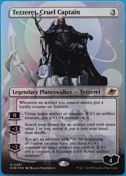 Tezzeret, Cruel Captain (Borderless) FOIL Edge of Eternities NM (508056) - Image 1