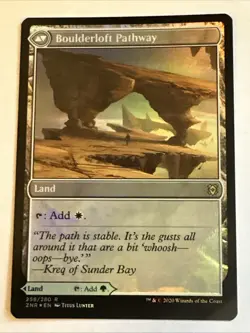 Branchloft / Boulderloft Pathway Foil X1 Zendikar Rising NM Cond Pics Front/back - Image 2