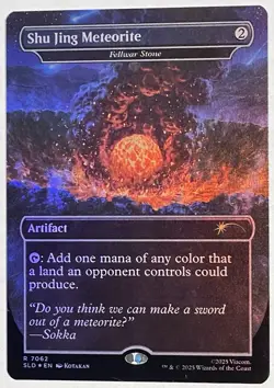 Shu Jing Meteorite (Fellwar Stone) MTG Avatar The Last Airbender Secret Lair - Image 3