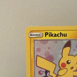 Pikachu SM162 Sm Holo Black Star Promo Pokemon Card With Mimikyu! LP - Image 2