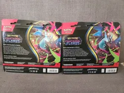 2x Pokemon Phantasmal Flames ME02 3-Pack Blister LOT! Factory Sealed - Image 2