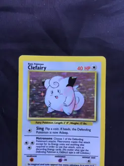 Pokemon Cards: Base Set Rare Holo: Clefairy 5/102 - Image 2