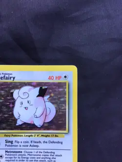 Pokemon Cards: Base Set Rare Holo: Clefairy 5/102 - Image 4