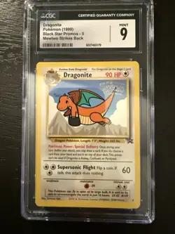 Pokemon TCG Dragonite #5 Black Star Promo WB the First Movie Stamped Card - Image 2