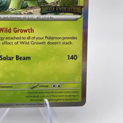 Meganium 001 Black Star Promo Stamped Prerelease Mega Evolutions Pokemon MEP NM - Image 5