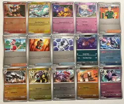 Pokemon TCG 60 Card Mega Evolution Lot No Duplicates 10 Holo 50 Reverse + Binder - Image 4