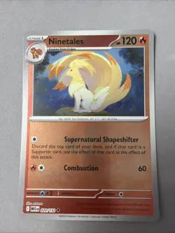 Pokemon TCG * Mega Evolution * 20/132 Ninetales REVERSE HOLO UNCOMMON * FRESH PK - Image 1
