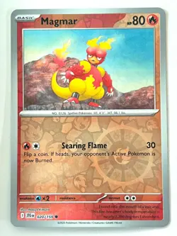 Magmar 020/159 Reverse Holo Journey Together Pokemon TCG Pack Fresh Near Mint NM - Image 1