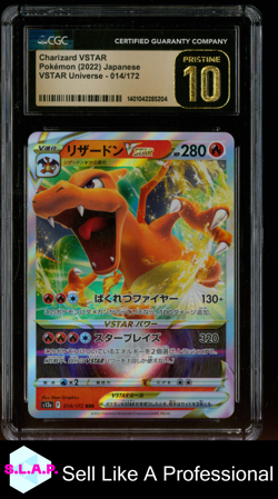 CHARIZARD VSTAR VSTAR UNIVERSE - S12A HOLO 014/172 POKEMON PRISTINE CGC 10 - Image 1