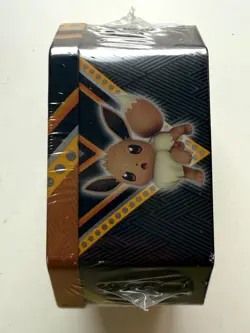 Pokemon Sword and Shield Eevee V Power Tin 2020 - Factory Sealed - Image 2