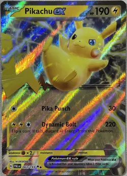 Pikachu ex Double Rare - 063/193 - Paldea Evolved Pokemon 2023 - Image 1
