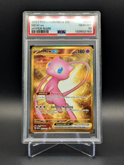 PSA 10 Gem Mint Mew EX 2023 Hyper Rare Pokemon 151 HR 205/165 - Image 1