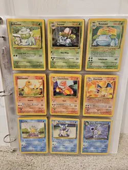 Vintage Original Pokemon Complete 151/150 Base Jungle Fossil 17x Holos 1st WOW - Image 1