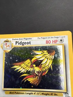 2000 POKEMON GAME BASE II #14/130 PIDGEOT-HOLO RARE WOTC VINTAGE - Image 2