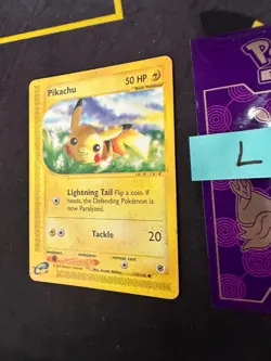Pokemon TCG Pikachu 124/165 Expedition Base Set 2002 237 💎LP💎 - Image 3