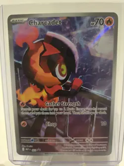 [NM] Pokemon Phantasmal Flames Elite Trainer Box Promo Charcadet 022 - Image 1