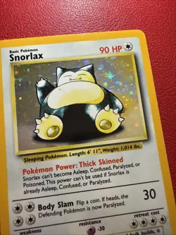 Pokemon - Snorlax - Unlimited - 11/64 - No Symbol - MP/LP - Jungle - HOLO - Image 3