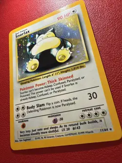 Pokemon - Snorlax - Unlimited - 11/64 - No Symbol - MP/LP - Jungle - HOLO - Image 4