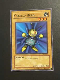YUGIOH Oscillo Hero TP1-E023 Tournament Pack 1 Common Euro Print - Image 1