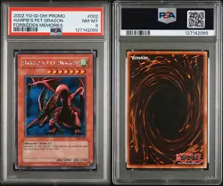 2002 Yu-Gi-Oh! Promo Harpie's Pet Dragon FMR-002 PSA 8 NM-MT - Image 3