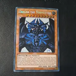 TN19-EN007 Obelisk the Tormentor Prismatic Secret Rare Limited Edition Mint YuGi - Image 1