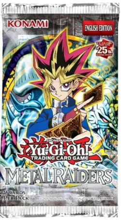 [NEW] Yugioh Metal Raiders Booster Pack : 25th Anniversary + 1 Ultra Rare 🎁 4012927166536 - Image 1