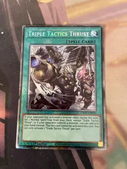 YUGIOH - TRIPLE TACTICS THRUST - STARLIGHT RARE - CH01 - LP - 1ST ED - Image 1