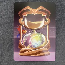 Disney Lorcana TCG Art Card Reign Of Jafar Puzzle Hourglas ? - Image 1