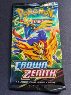 NEW & SEALED 1 X CROWN ZENITH BOOSTER PACK POKEMON CARDS TCG #2 - Image 1
