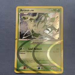 Pokemon TCG Arceus Grass AR2 Holo Rare Card LP Condition - Image 1
