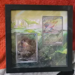 Pokemon Card Milotic ex SAR 131/106 Feebas AR 110/106 With Frame From Pokeminh - Image 1