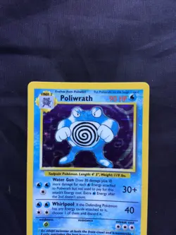 Pokemon Cards: Base Set Rare Holo: Poliwrath 13/102 - Image 2
