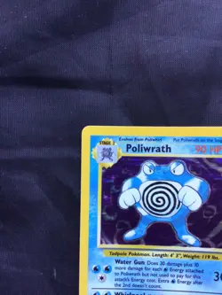 Pokemon Cards: Base Set Rare Holo: Poliwrath 13/102 - Image 3