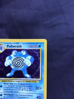 Pokemon Cards: Base Set Rare Holo: Poliwrath 13/102 - Image 4