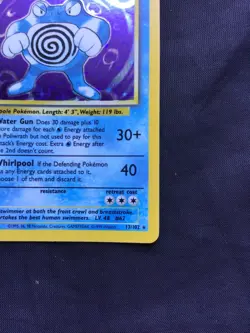 Pokemon Cards: Base Set Rare Holo: Poliwrath 13/102 - Image 5