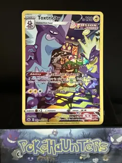 Pokemon Card Toxtricity GG09/GG70 Crown Zenith Galarian Gallery Holo Near Mint - Image 1
