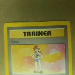 LASS - Base Set - 75/102 - Rare Trainer - Pokemon Card - Unlimited - HP - Image 2