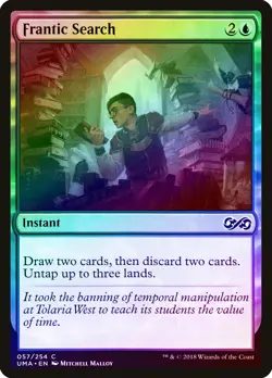 Frantic Search FOIL Ultimate Masters NM Blue Common MAGIC MTG CARD ABUGames - Image 1