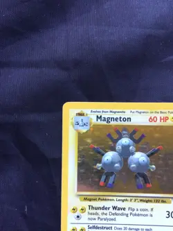 Pokemon Cards: Base Set Rare Holo: Magneton 9/102 - Image 3