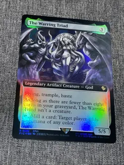 MTG The Warring Triad FOIL NM/M Final Fantasy Commander FIC Magic card 0193 - Image 1