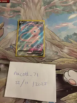 Pokemon TCG Mew v Fusion Strike Holo Full Art Ultra Rare Card 250/264 - Image 1