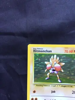 Pokemon Cards: Base Set Rare Holo: Hitmonchan 7/102 - Image 3