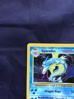 Pokemon Cards: Base Set Rare Holo: Gyarados 6/102 - Image 3
